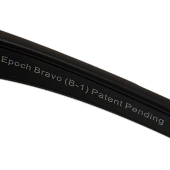 Men's Epoch Black Frame Sunglasses with Polarized Smoke Lens - Picture 4 of 11